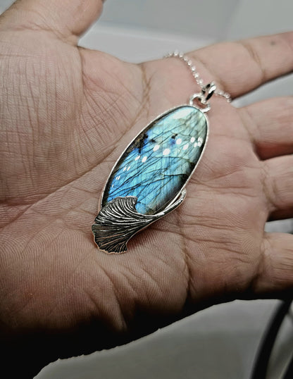 Coiller 0011 Ours sous la Lune Labradorite